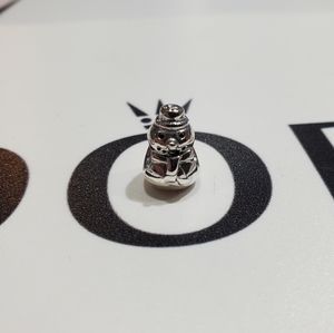 Retired Pandora Snowman ⛄ Silver Bead Charm